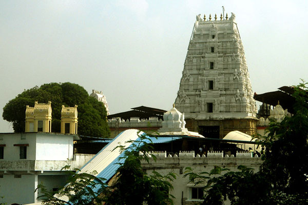 Bhadrachalam Temple is located on the shores of the Godavari River in the town of Bhadrachalam.