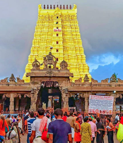 Ramanathaswamy Temple is a Hindu temple dedicated to the Lord Shiva situated on Rameswaram Island.