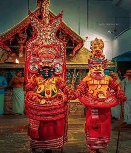 Parassinikadavu Muthappan Temple, located at the banks of the Valapattanam River in Kannur district