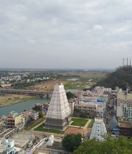 Srikalahasti Temple, one of the most famous Shiva temples in South India. 