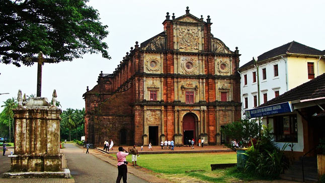 Explore the historic Basilica of Bom Jesus on your West Coast road trip for a glimpse into India's colonial past.